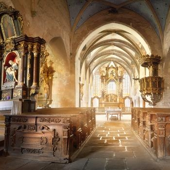 Františkánský klášter na fotografiích